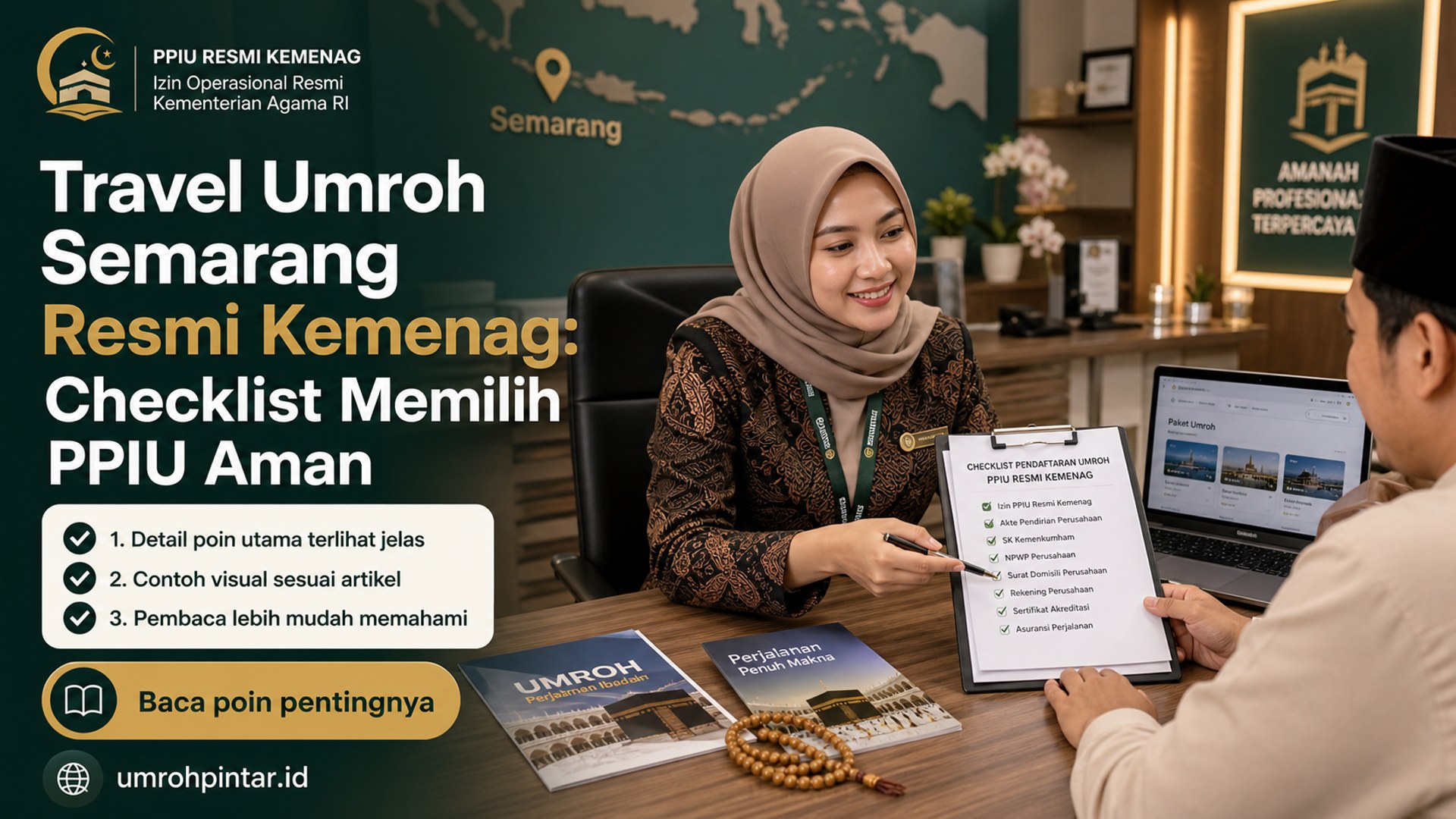 Ilustrasi paket umroh resmi - Travel Umroh Semarang Resmi Kemenag: Checklist Memilih PPIU Aman