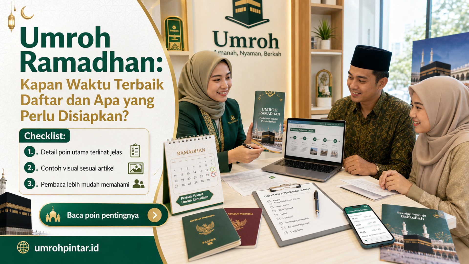 Ilustrasi paket umroh resmi - Umroh Ramadhan: Kapan Waktu Terbaik Daftar dan Apa yang Perlu Disiapkan?