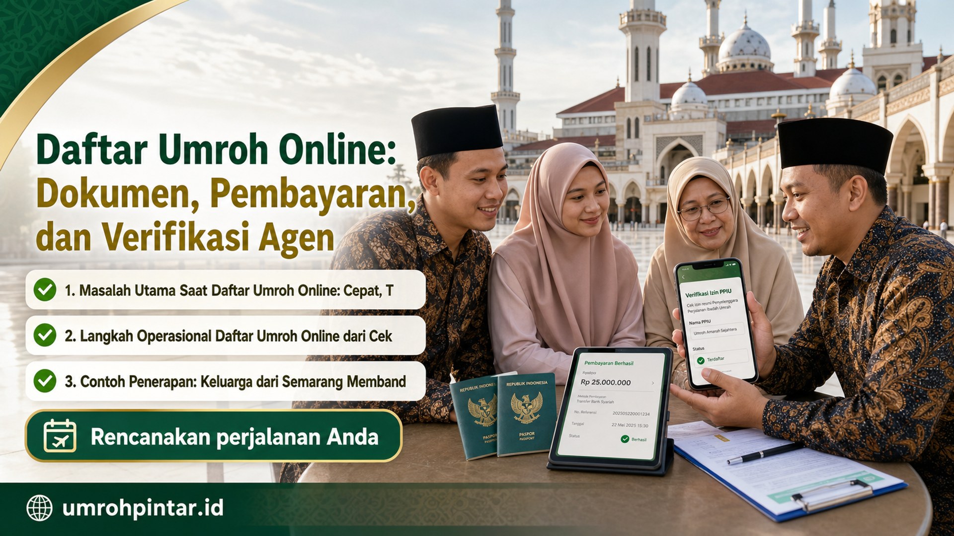 paket umroh resmi - Daftar Umroh Online: Dokumen, Pembayaran, dan Verifikasi Agen