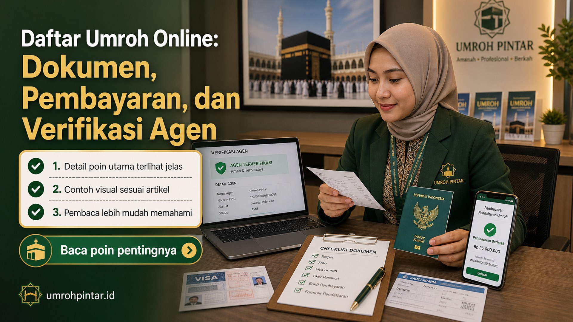 Ilustrasi paket umroh resmi - Daftar Umroh Online: Dokumen, Pembayaran, dan Verifikasi Agen