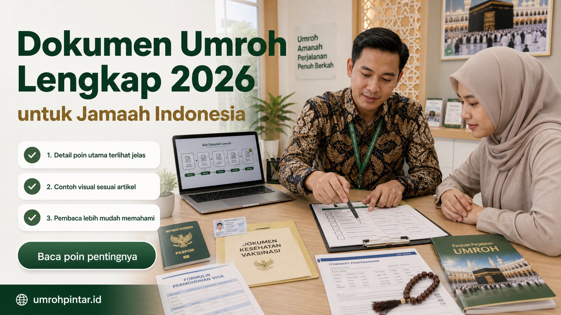 Ilustrasi paket umroh resmi - Dokumen Umroh Lengkap 2026 untuk Jamaah Indonesia