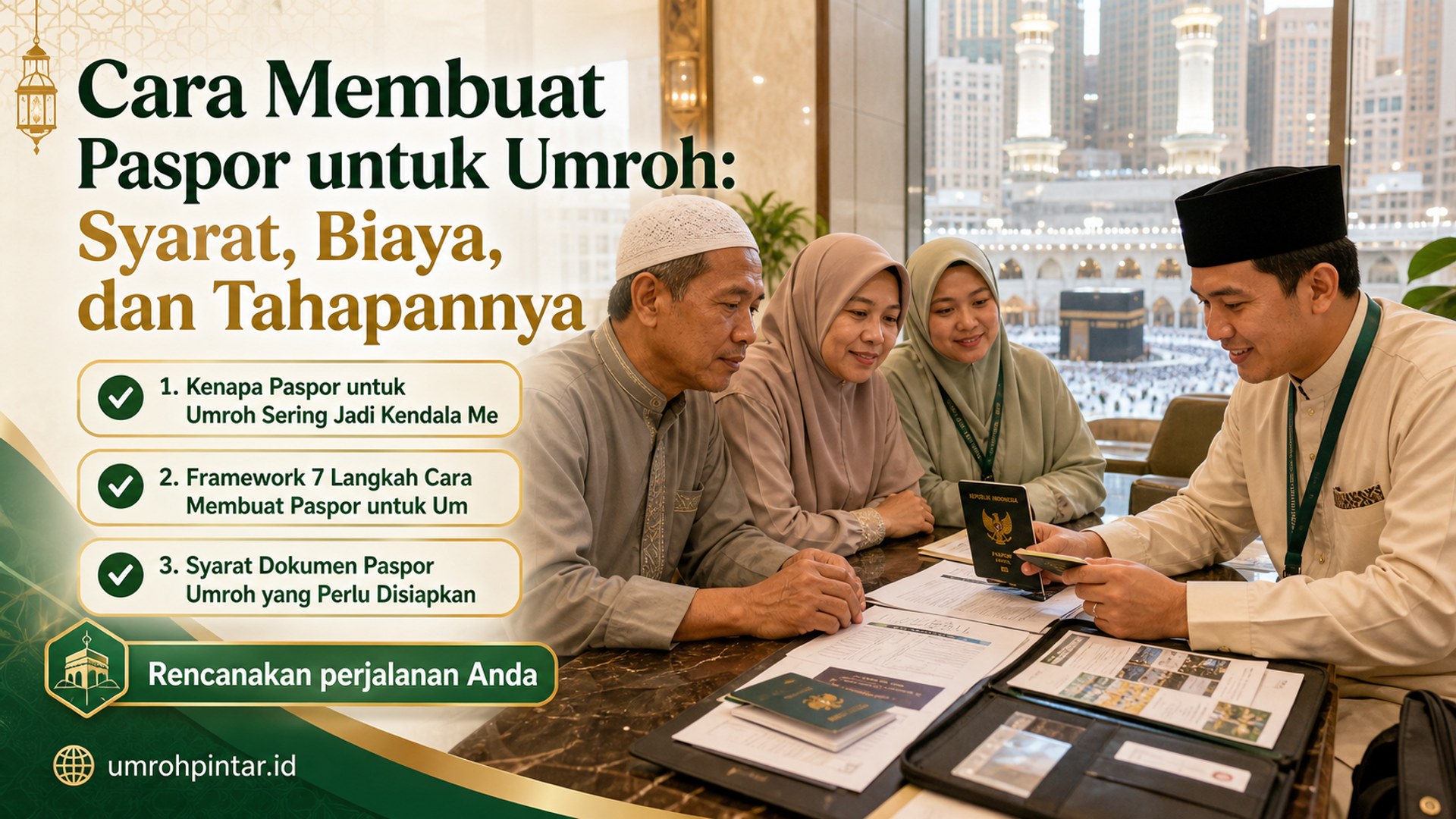 paket umroh resmi - Cara Membuat Paspor untuk Umroh: Syarat, Biaya, dan Tahapannya