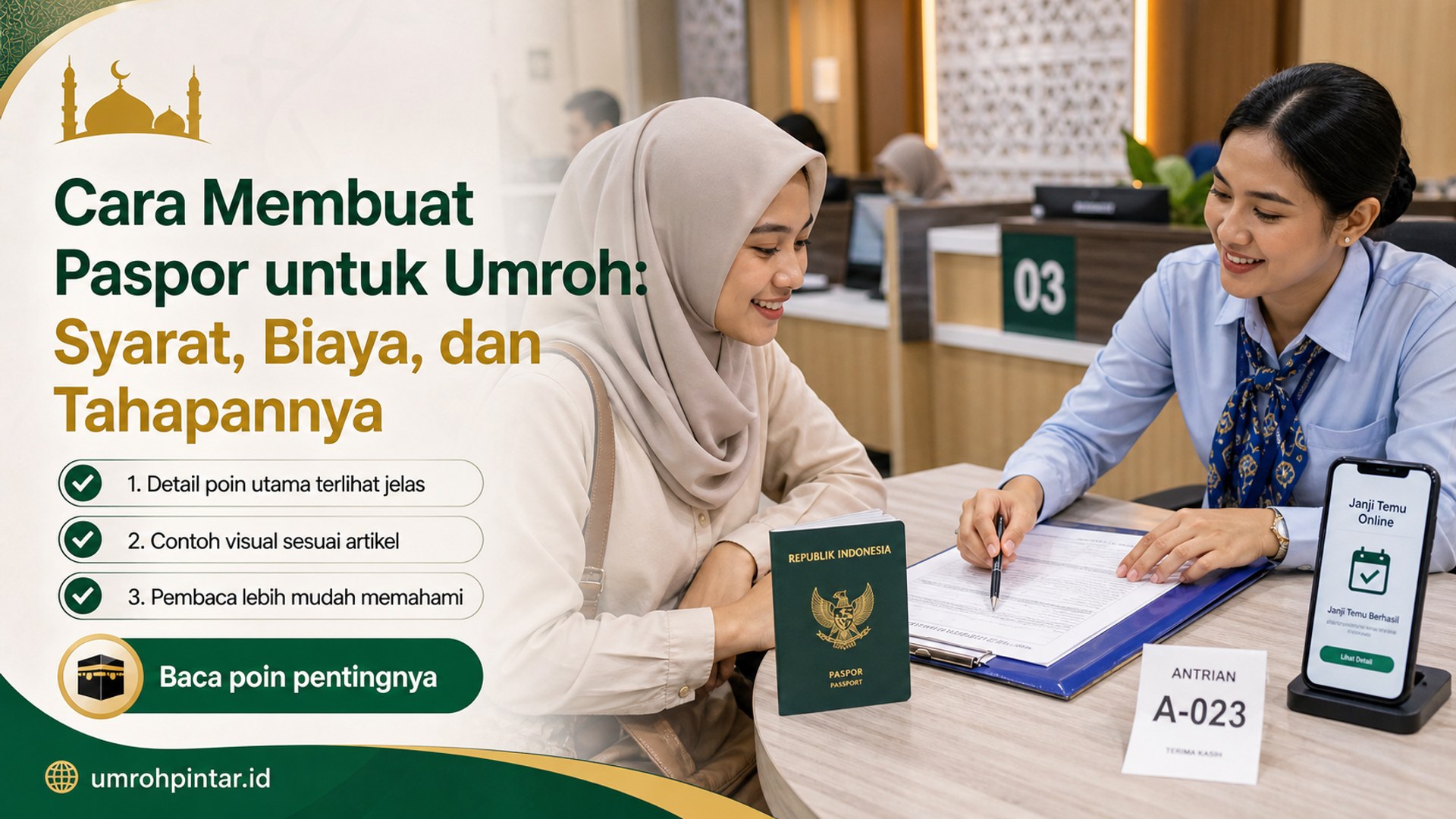Ilustrasi paket umroh resmi - Cara Membuat Paspor untuk Umroh: Syarat, Biaya, dan Tahapannya
