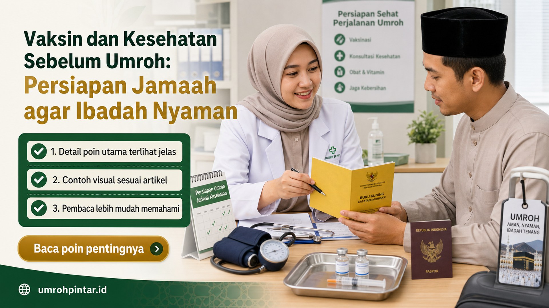 Ilustrasi paket umroh resmi - Vaksin dan Kesehatan Sebelum Umroh: Persiapan Jamaah agar Ibadah Nyaman