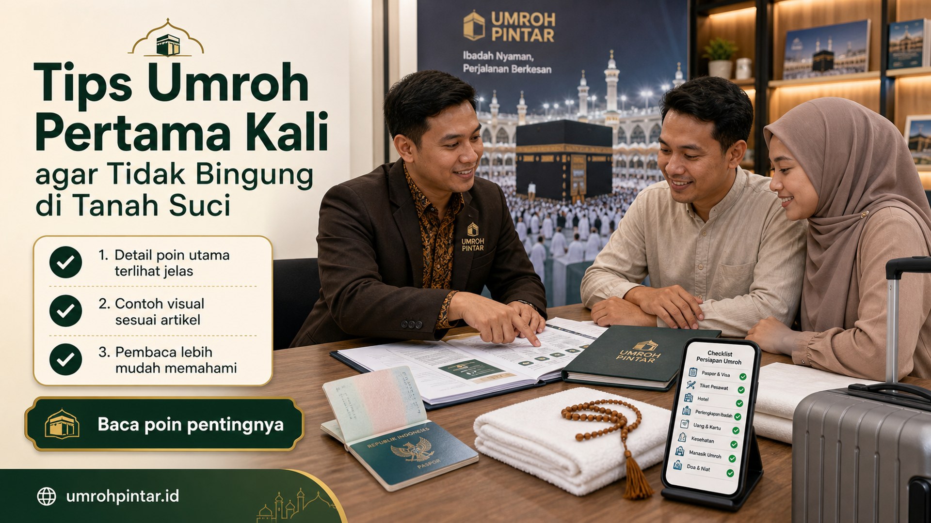 Ilustrasi paket umroh resmi - Tips Umroh Pertama Kali agar Tidak Bingung di Tanah Suci