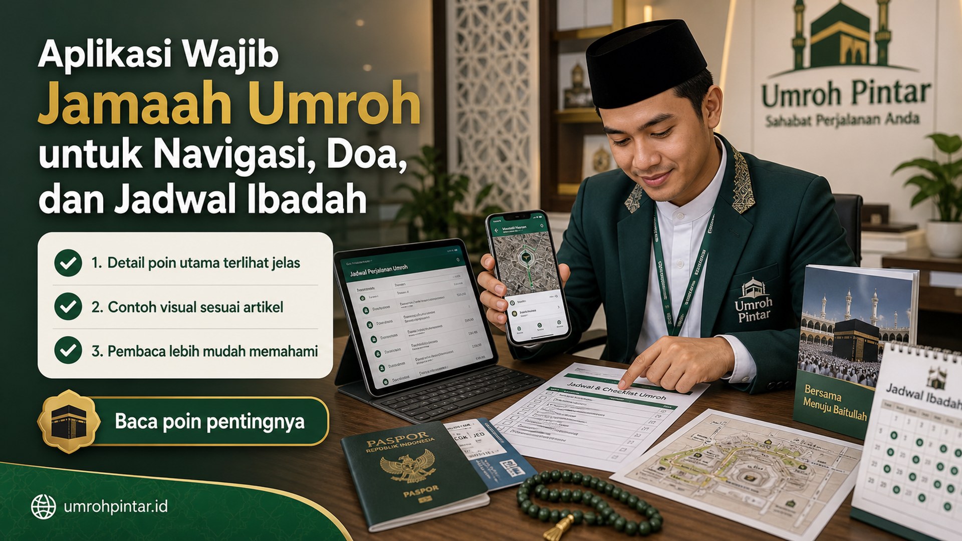 Ilustrasi paket umroh resmi - Aplikasi Wajib Jamaah Umroh untuk Navigasi, Doa, dan Jadwal Ibadah