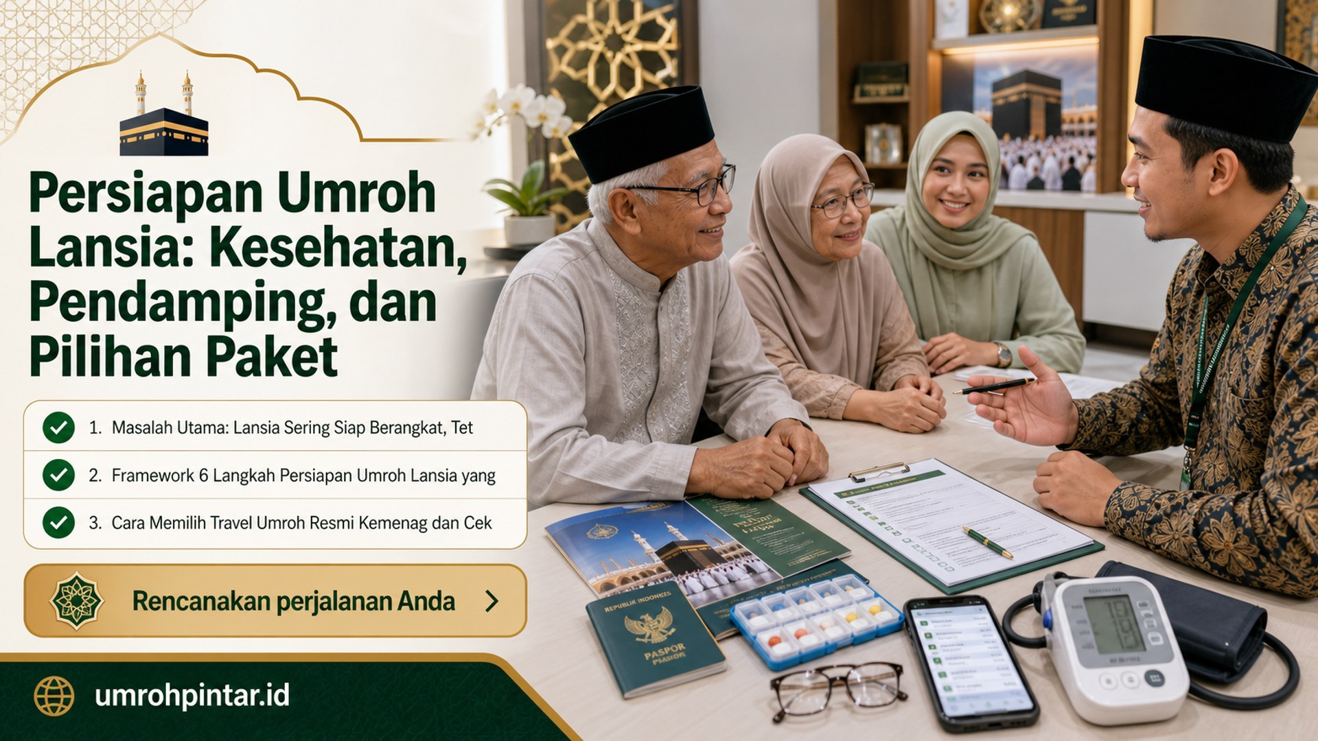 paket umroh resmi - Persiapan Umroh Lansia: Kesehatan, Pendamping, dan Pilihan Paket