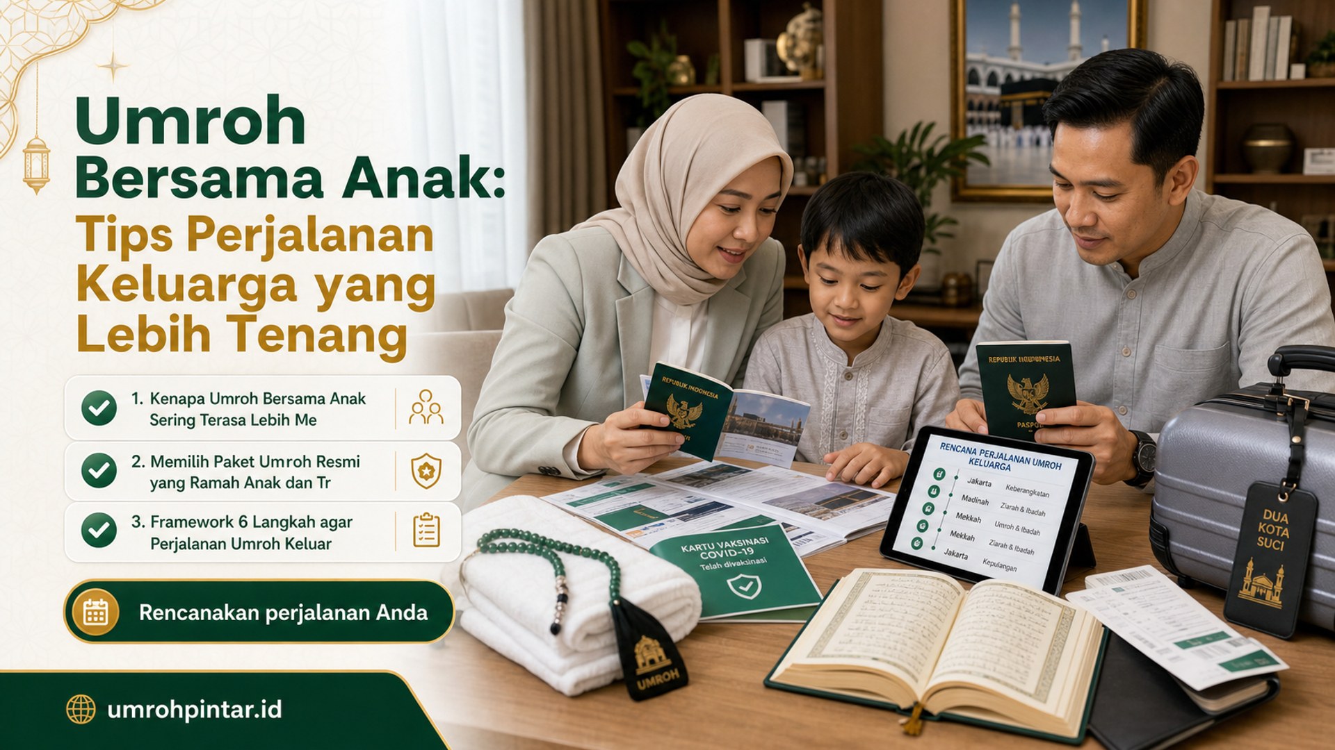 paket umroh resmi - Umroh Bersama Anak: Tips Perjalanan Keluarga yang Lebih Tenang