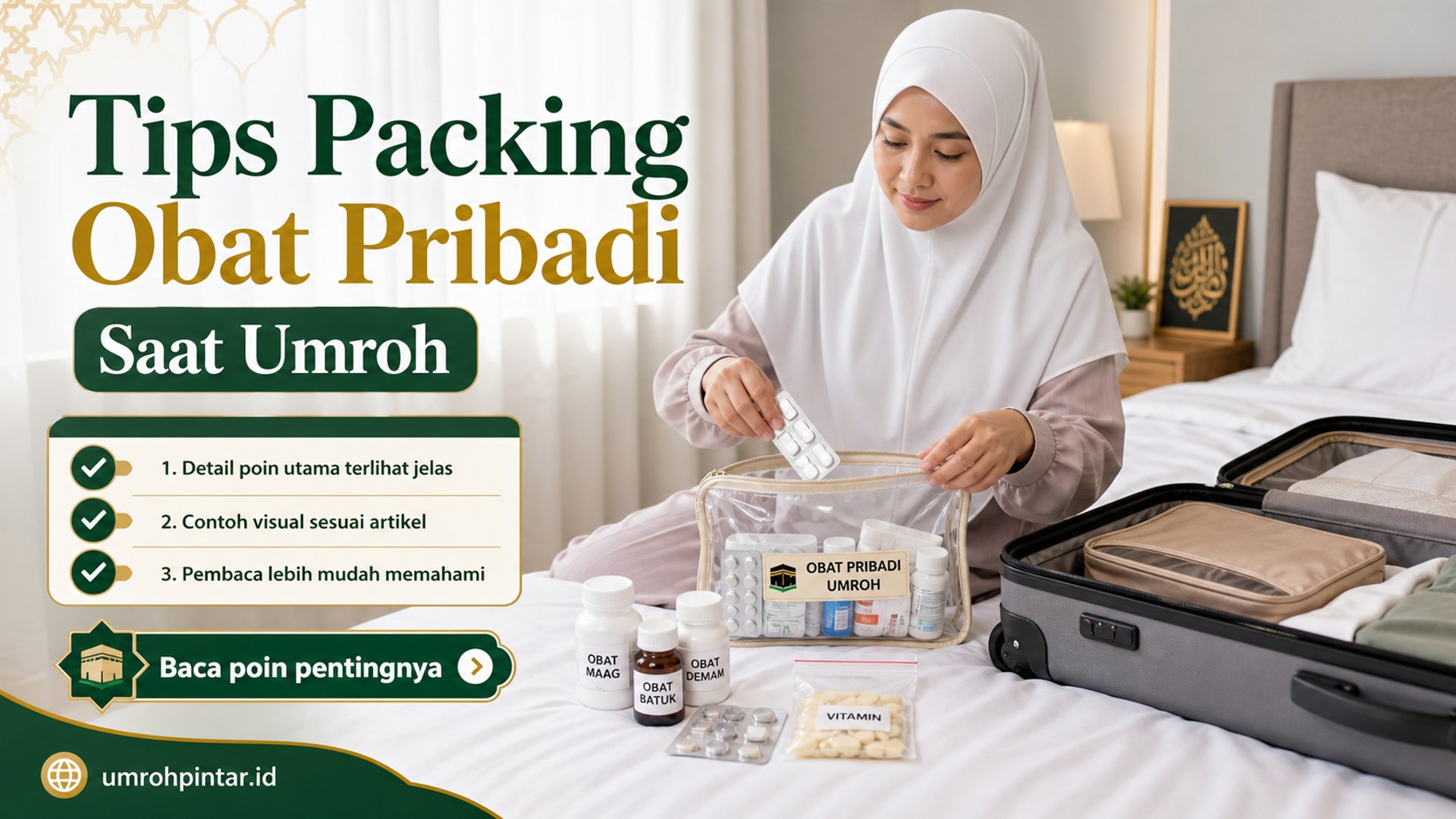 Ilustrasi Perbedaan haji ONH reguler vs plus vs furoda - Tips Packing Obat Pribadi Saat Umroh