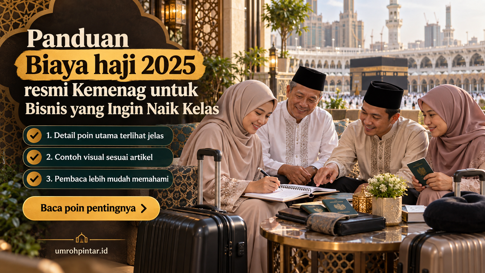 Ilustrasi Perbedaan haji ONH reguler vs plus vs furoda - Panduan Biaya haji 2025 resmi Kemenag untuk Bisnis yang Ingi...