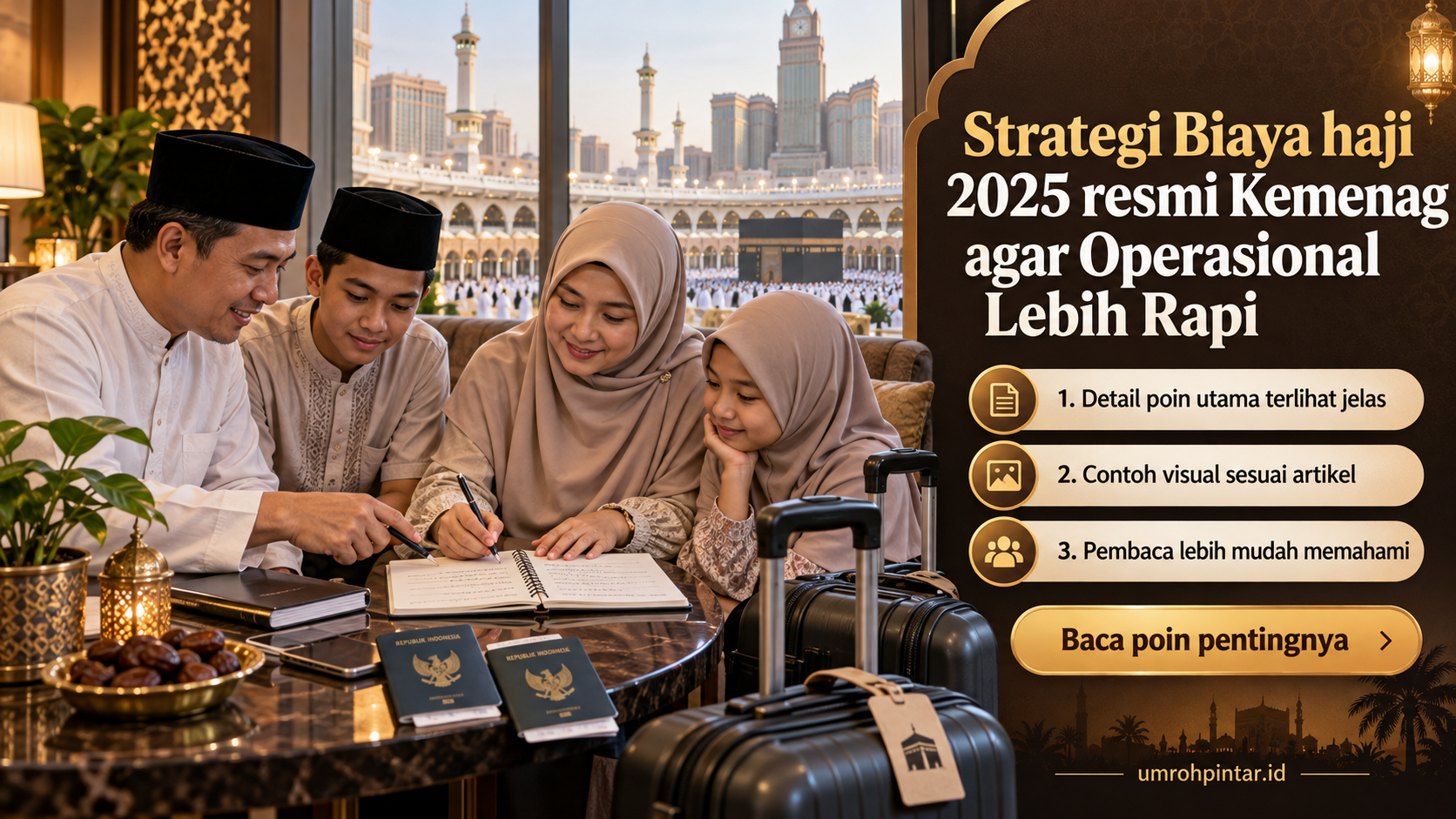 Ilustrasi Perbedaan haji ONH reguler vs plus vs furoda - Strategi Biaya haji 2025 resmi Kemenag agar Operasional Lebi...