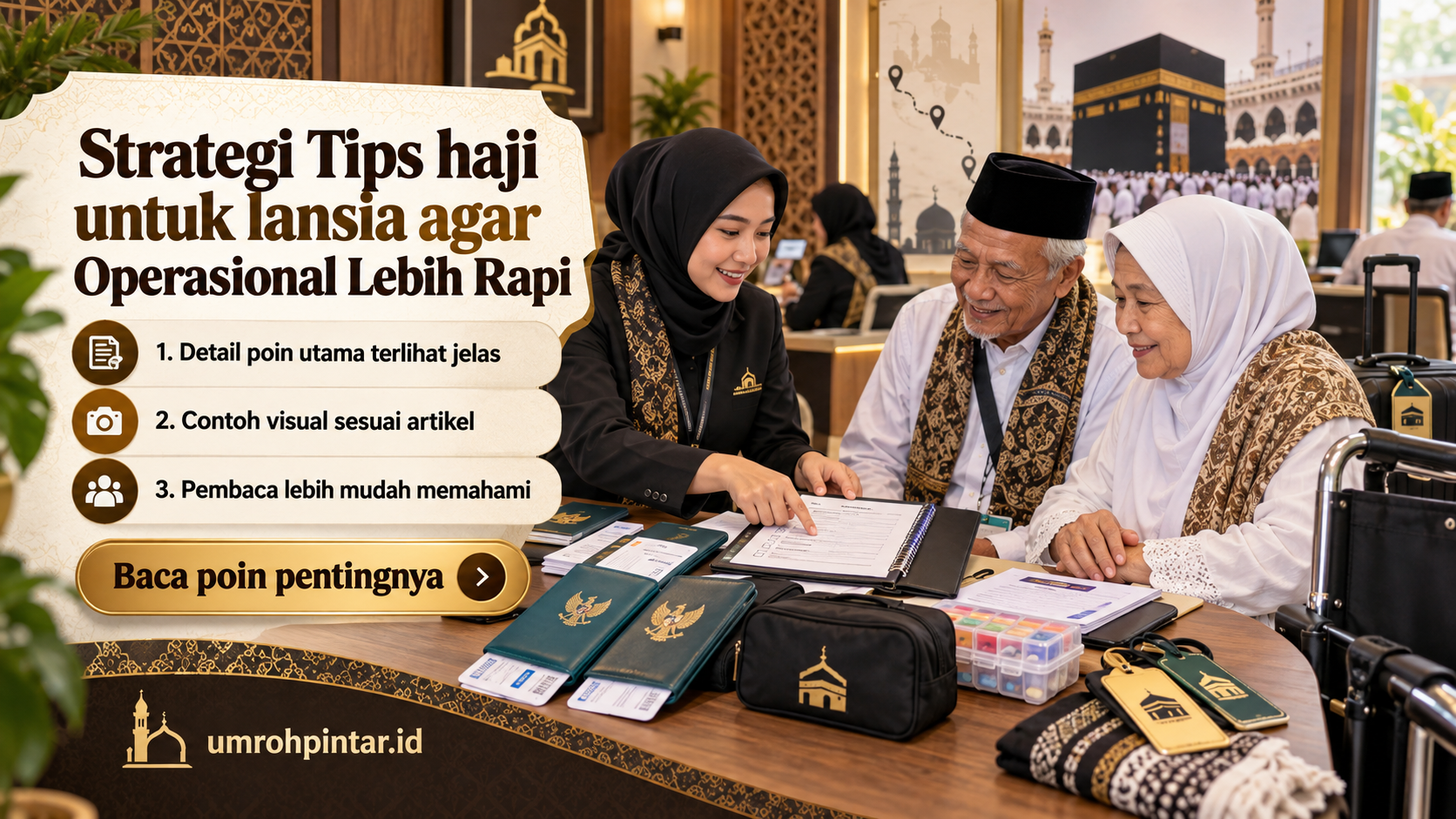Ilustrasi Perbedaan haji ONH reguler vs plus vs furoda - Strategi Tips haji untuk lansia agar Operasional Lebih Rapi