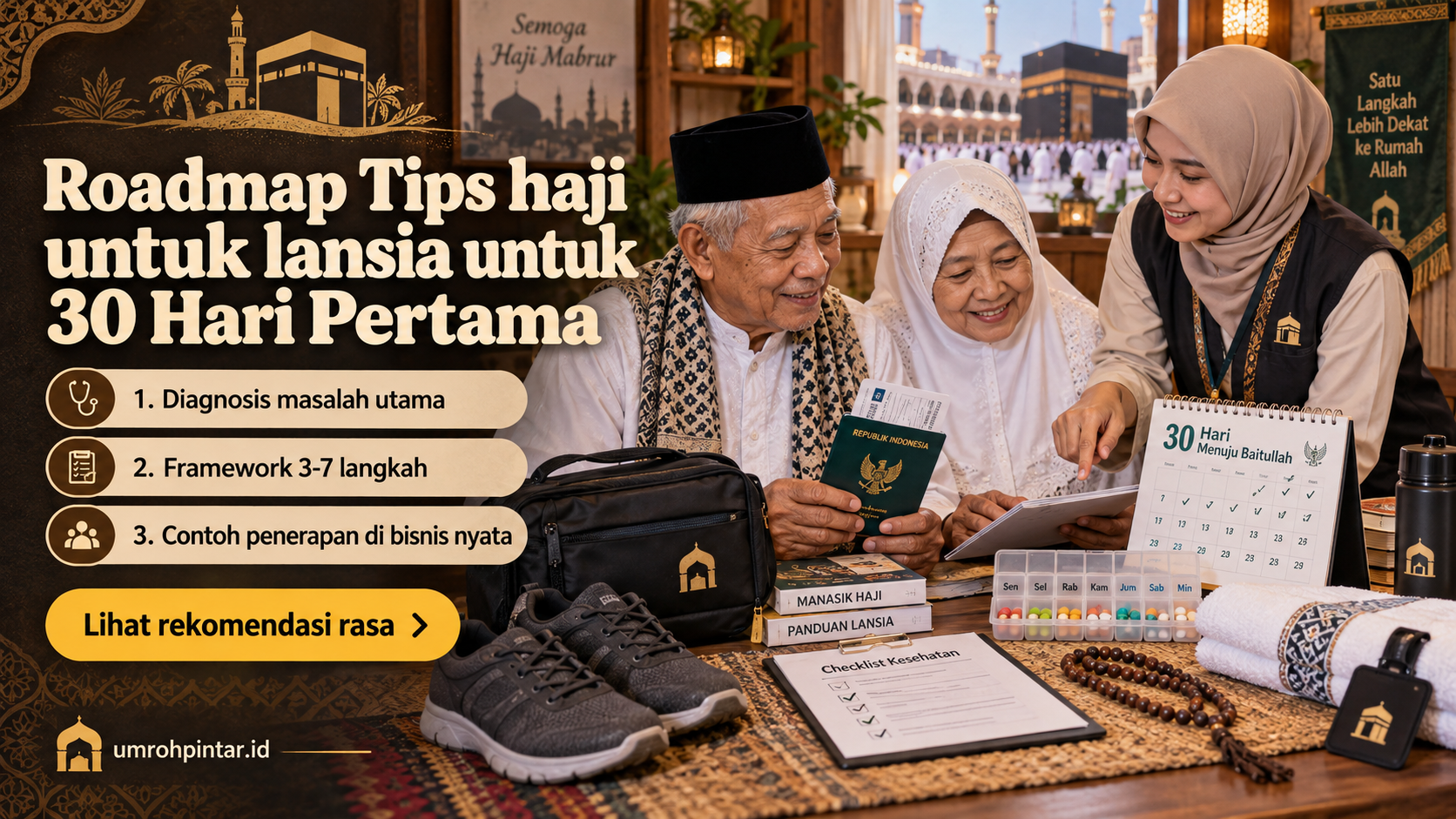 Perbedaan haji ONH reguler vs plus vs furoda - Roadmap Tips haji untuk lansia untuk 30 Hari Pertama
