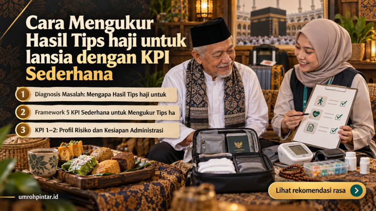 Cara Mengukur Hasil Tips haji untuk lansia dengan KPI Sederhana