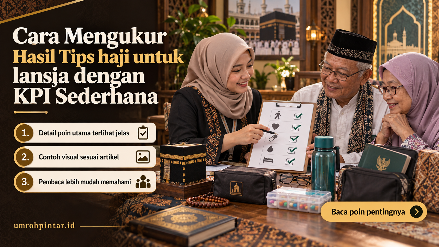 Ilustrasi Perbedaan haji ONH reguler vs plus vs furoda - Cara Mengukur Hasil Tips haji untuk lansia dengan KPI Sederhana