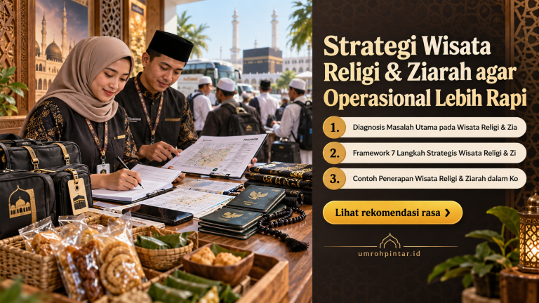 Strategi Wisata Religi & Ziarah agar Operasional Lebih Rapi