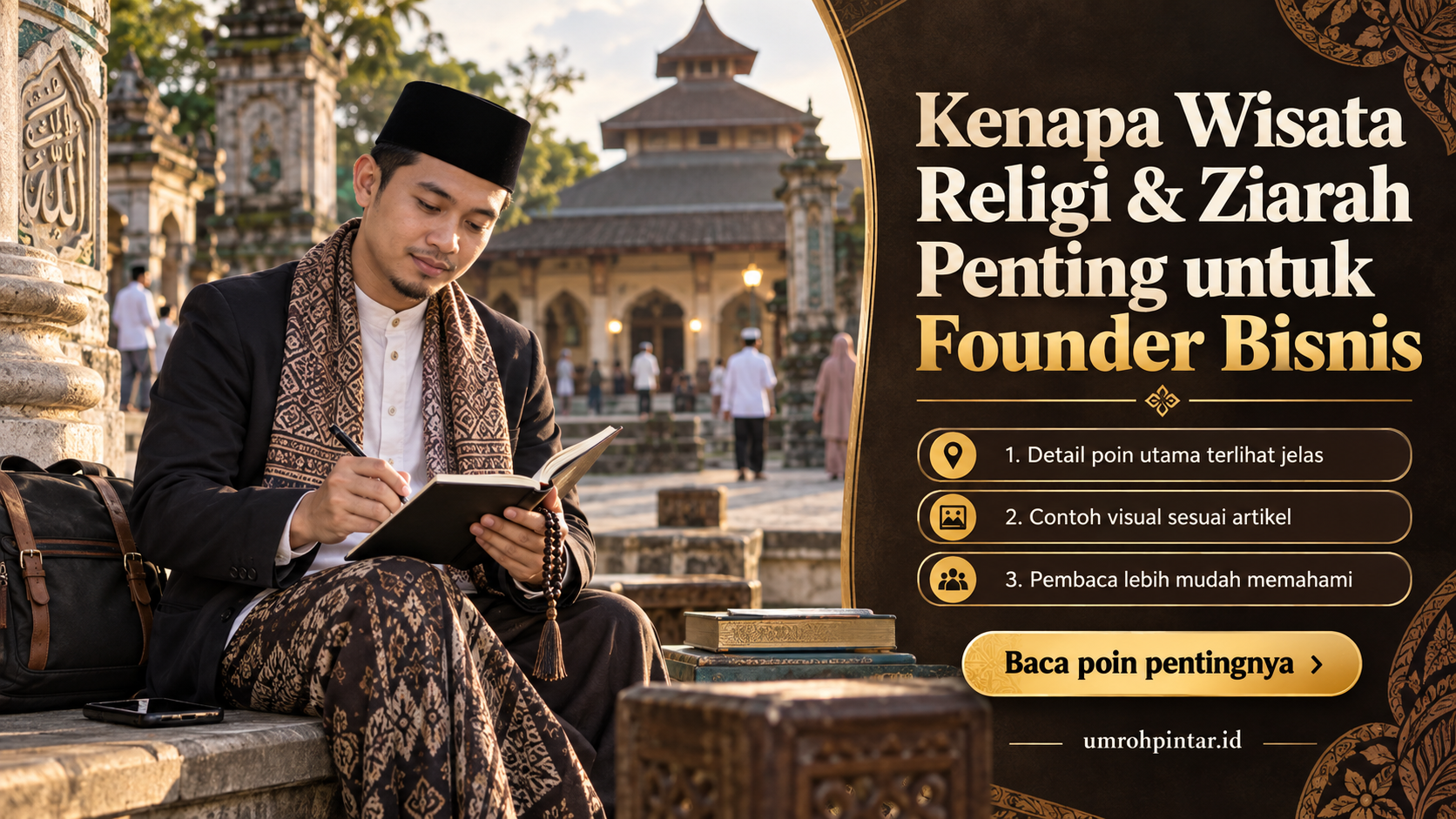 Ilustrasi Perbedaan haji ONH reguler vs plus vs furoda - Kenapa Wisata Religi & Ziarah Penting untuk Founder Bisnis