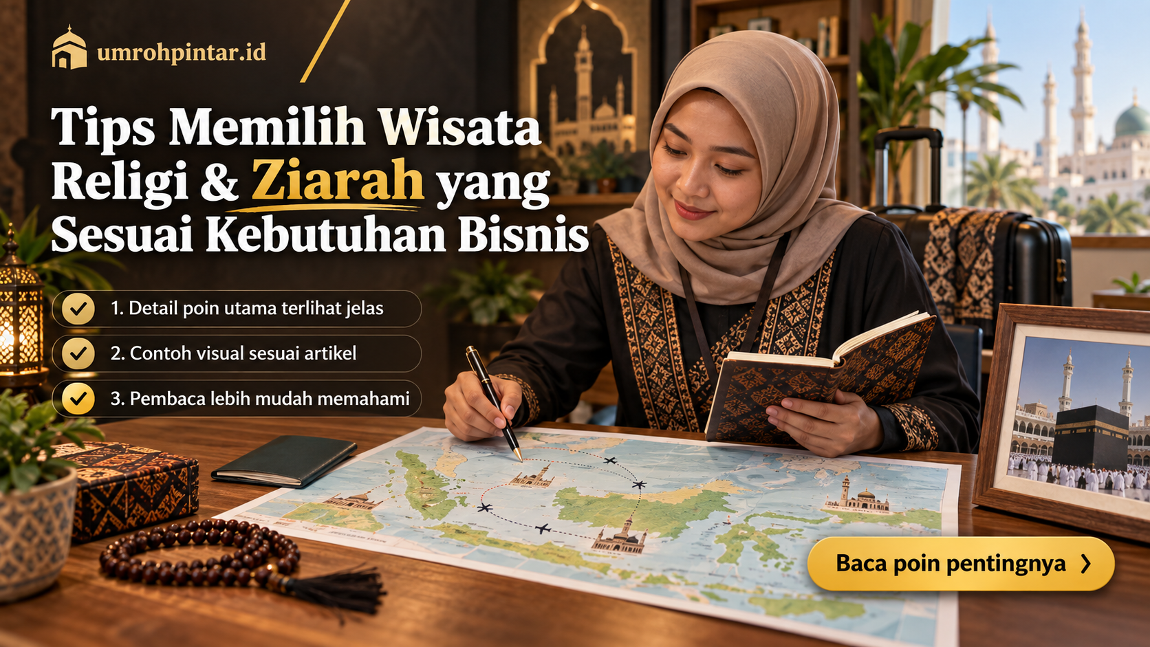 Ilustrasi Perbedaan haji ONH reguler vs plus vs furoda - Tips Memilih Wisata Religi & Ziarah yang Sesuai Kebutuhan Bi...