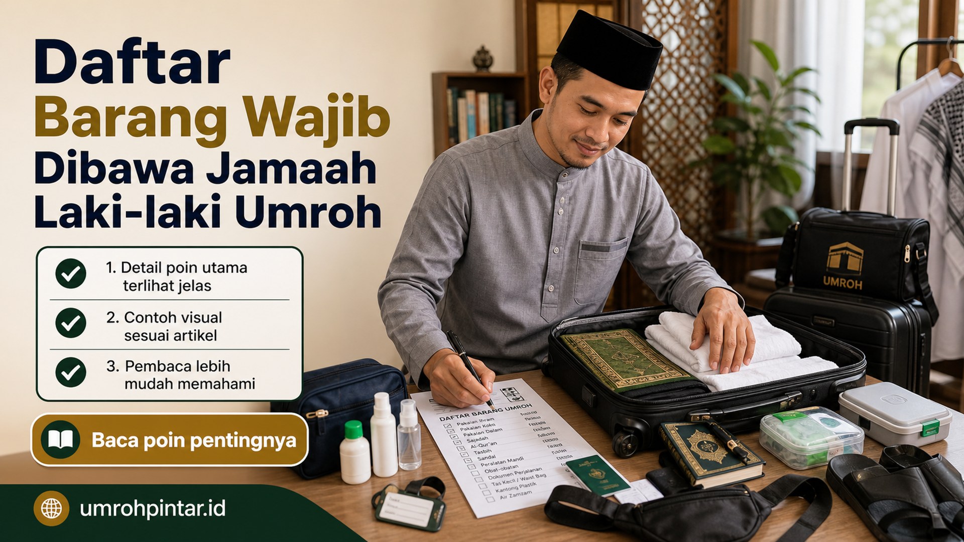 Ilustrasi Perbedaan haji ONH reguler vs plus vs furoda - Daftar Barang Wajib Dibawa Jamaah Laki-laki Umroh