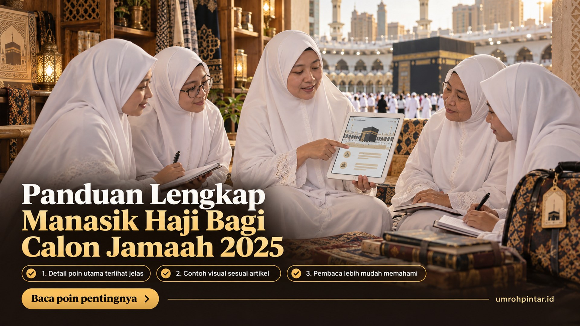 Ilustrasi Perbedaan haji ONH reguler vs plus vs furoda - Panduan Lengkap Manasik Haji Bagi Calon Jamaah 2025