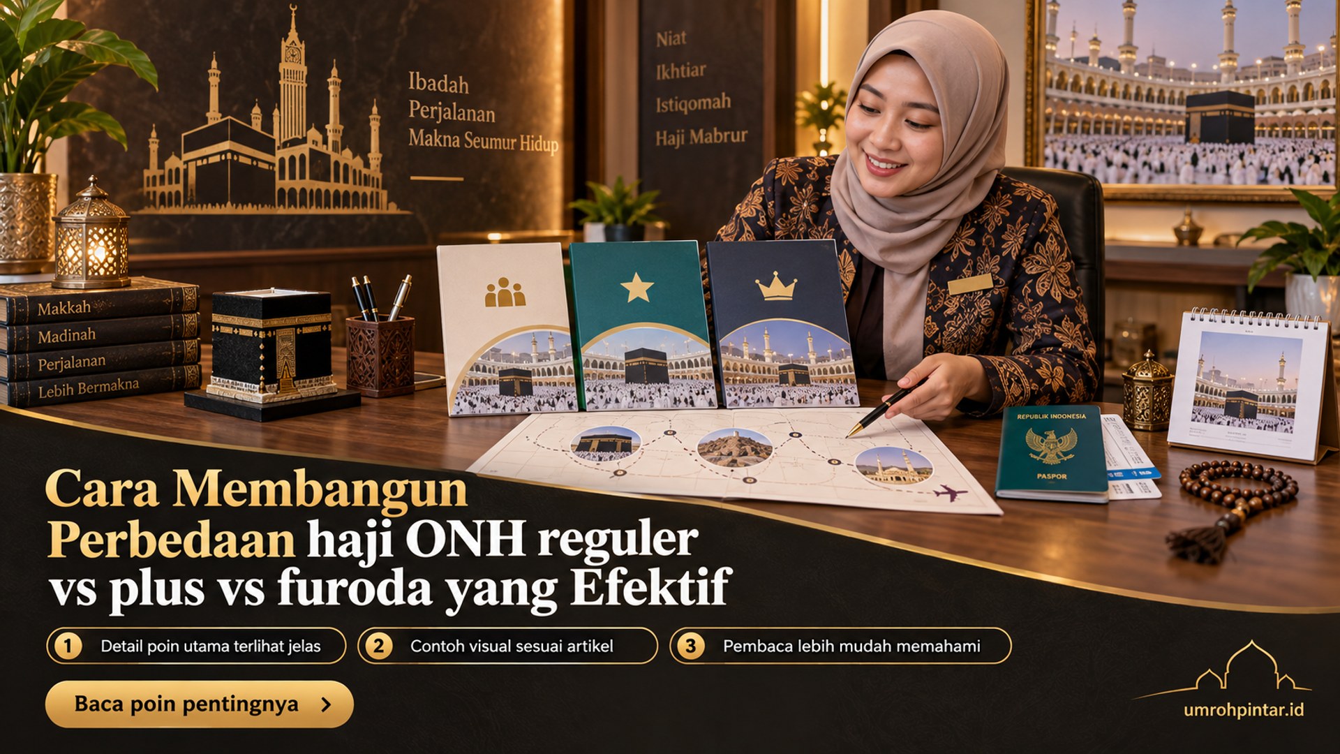 Ilustrasi Cara Membangun Perbedaan haji ONH reguler vs plus vs furoda yang Efektif