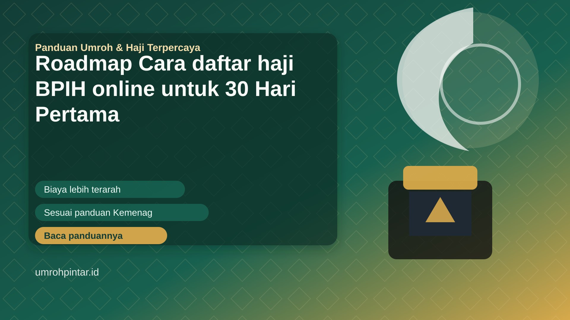Roadmap Cara daftar haji BPIH online untuk 30 Hari Pertama